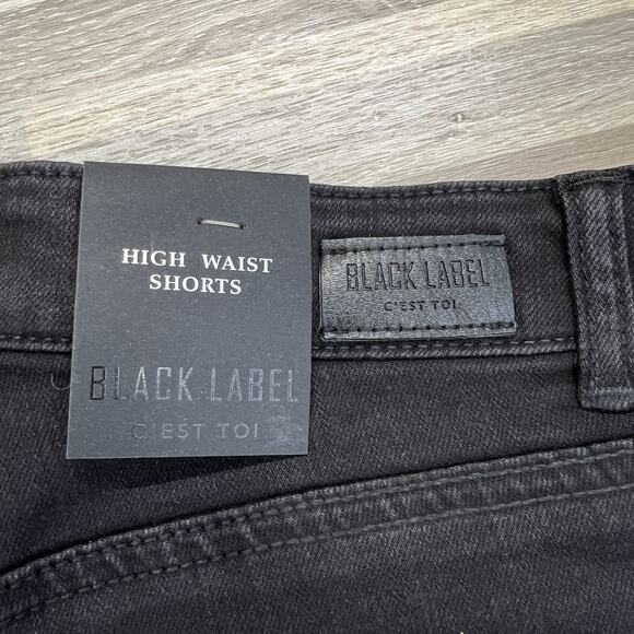 Black Label C’est Toi Girls Destroyed Shorts NWT Size S - A107/108 - Picture 3 of 8